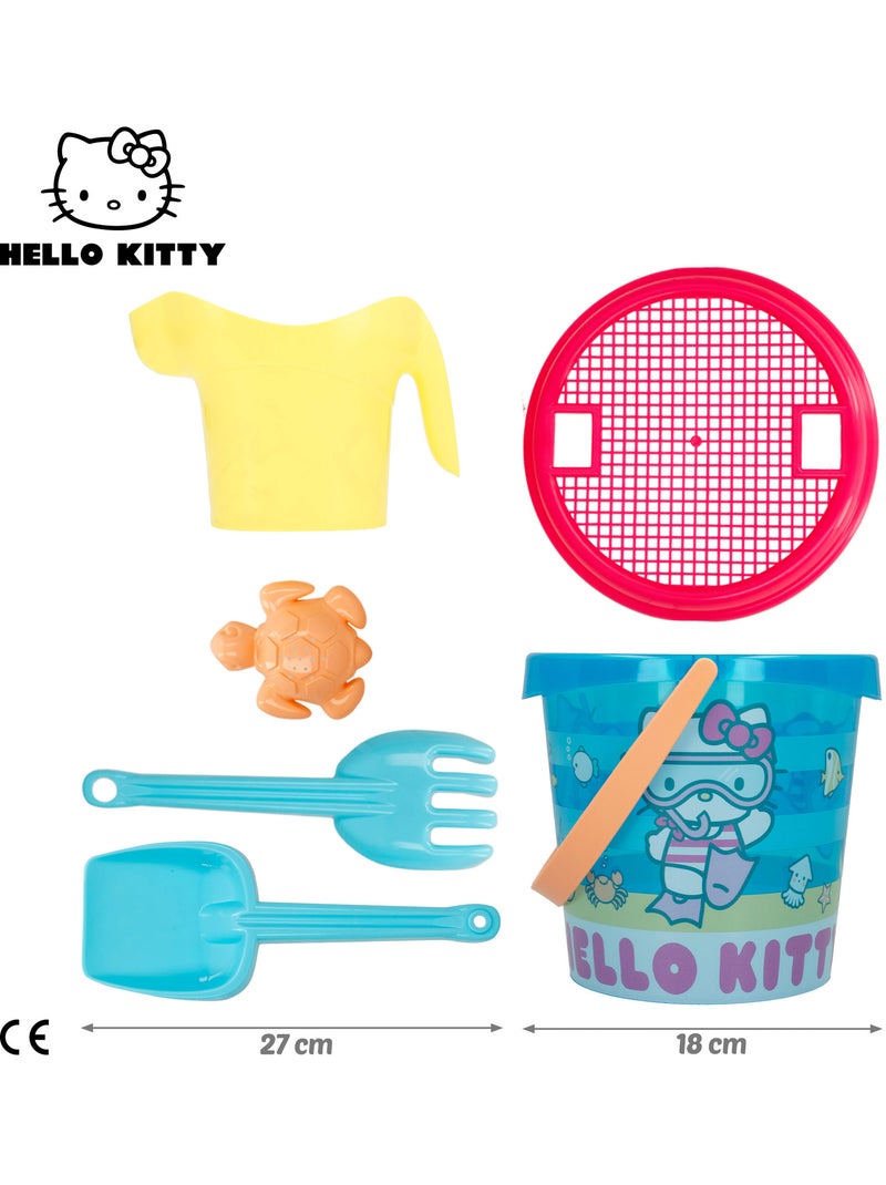 Hello kitty set de seaux de plage avec accessoires serviette et sac N/A - Kiabi