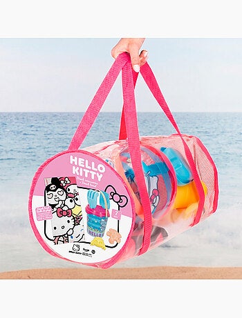 Hello kitty strandemmerset met handdoek en tas.
