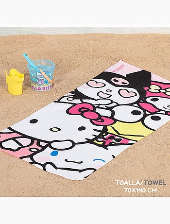 Hello kitty strandemmerset met handdoek en tas.