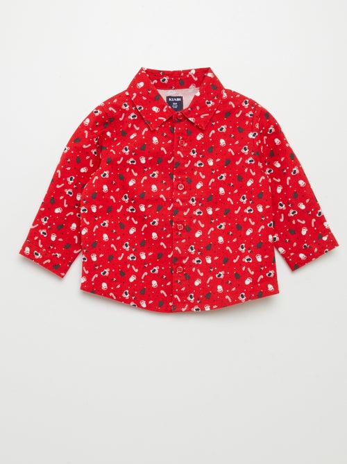 Hemd met kerstprint - Kiabi
