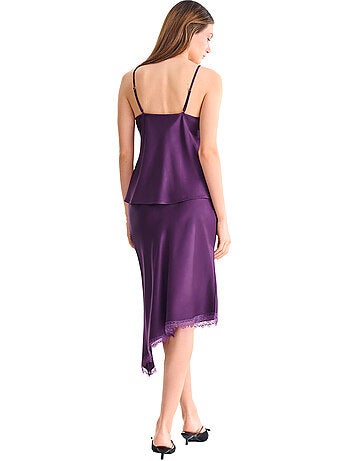 Hemd top satin luxe