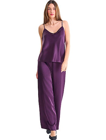 Hemd top satin luxe
