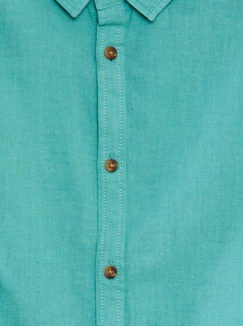 Hemdje van gemengd linnen - Kiabi