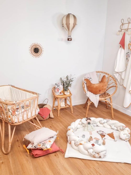 Herbruikbare babydoekjes van 100% katoen, 8 stuks, néo vintage - Kiabi Herbruikbare babydoekjes van 100% katoen, 8 stuks, néo vintage - Kiabi