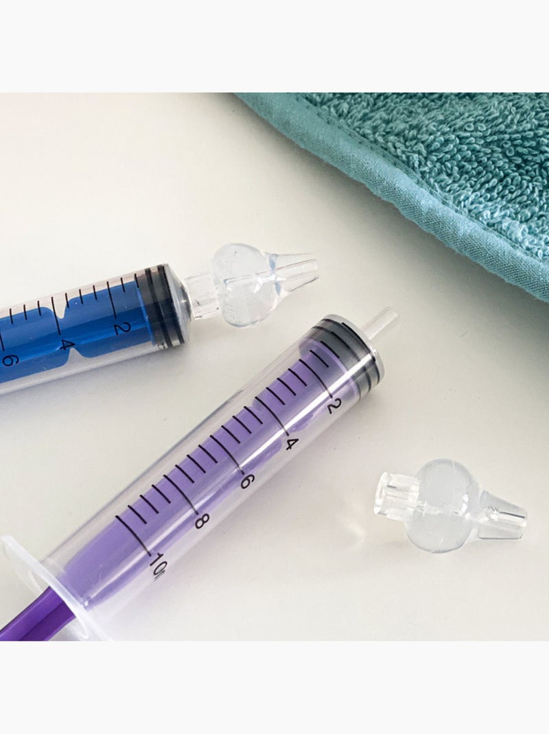 Herbruikbare neusspoelspuiten voor baby's Blauw - Kiabi