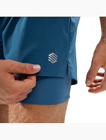 Heren 2-in-1 hardloopshort