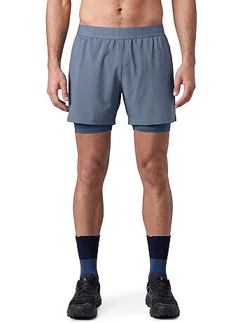Heren 2-in-1 trailrunshort
