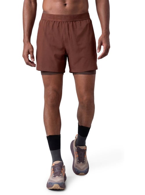Heren 2-in-1 trailrunshort - Kiabi