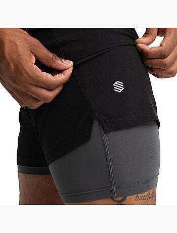 Heren 2-in-1 trailrunshort