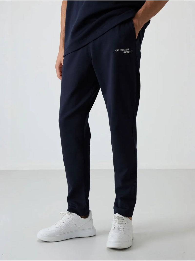 Heren active set in oversized katoenmix tommy Marineblauw - Kiabi