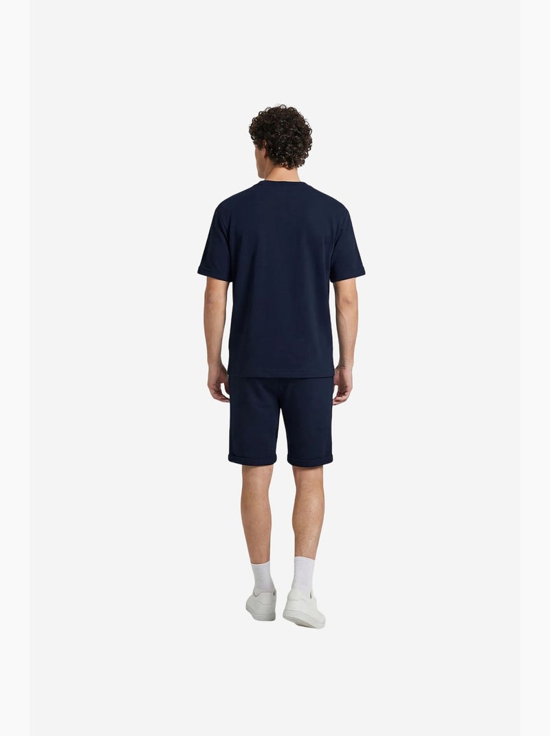 Heren active set van katoenmix tommy Marineblauw - Kiabi