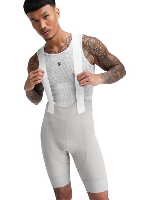 Heren bib shorts van gerecyclede stoffen - Kiabi