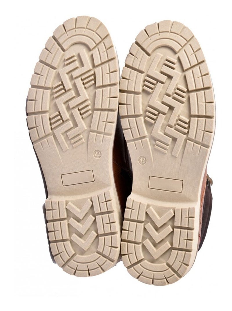 Heren Boots Schoen Bruin - Kiabi