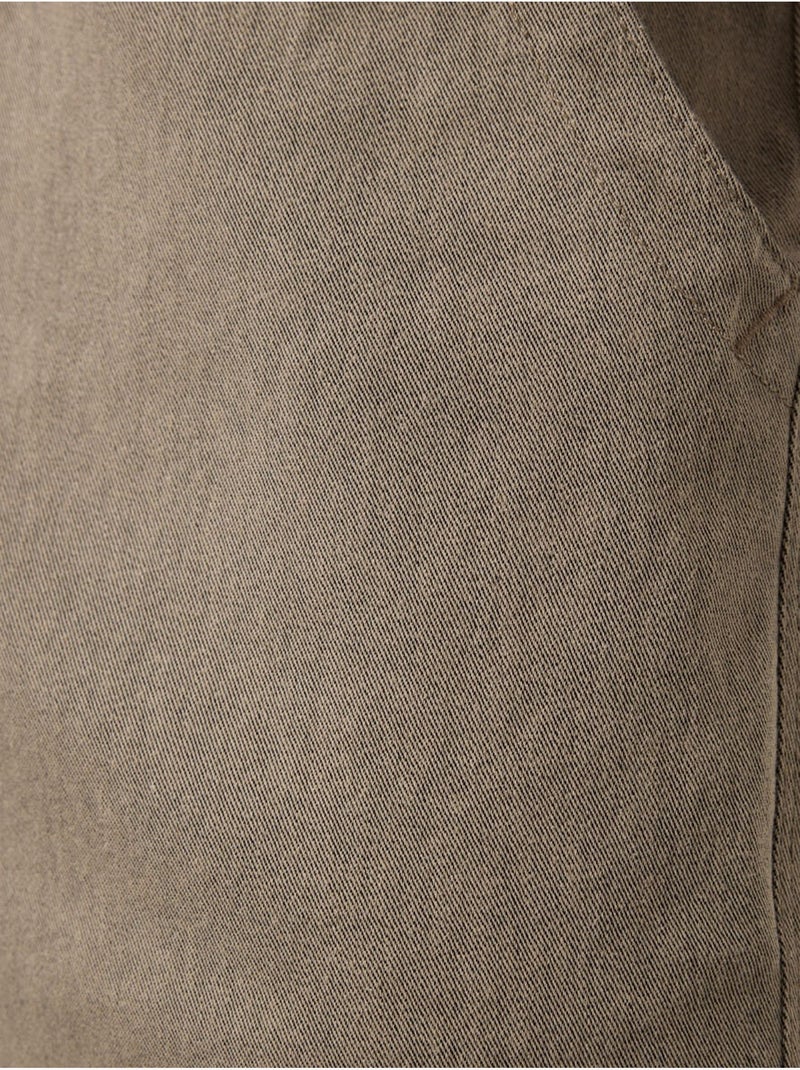 Heren chino short regular fit tommy Kaki - Kiabi