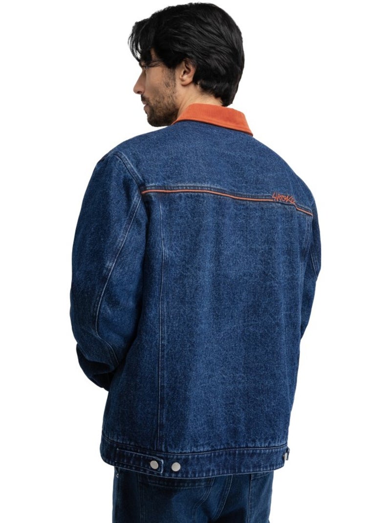 Heren denim jas Blauw - Kiabi
