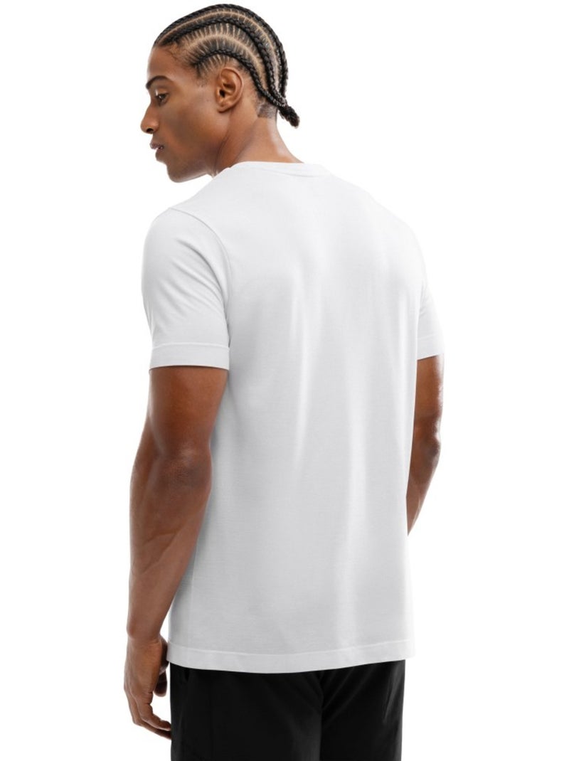 Heren fitness shirt met korte mouwen Wit - Kiabi