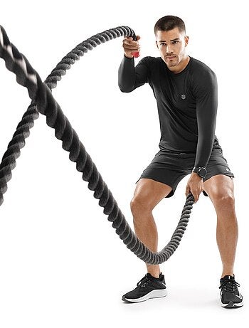 Heren fitness shirt met lange mouwen