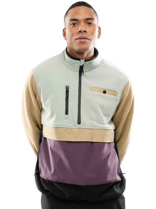 Heren fleece trui met halve rits - Kiabi Heren fleece trui met halve rits - Kiabi