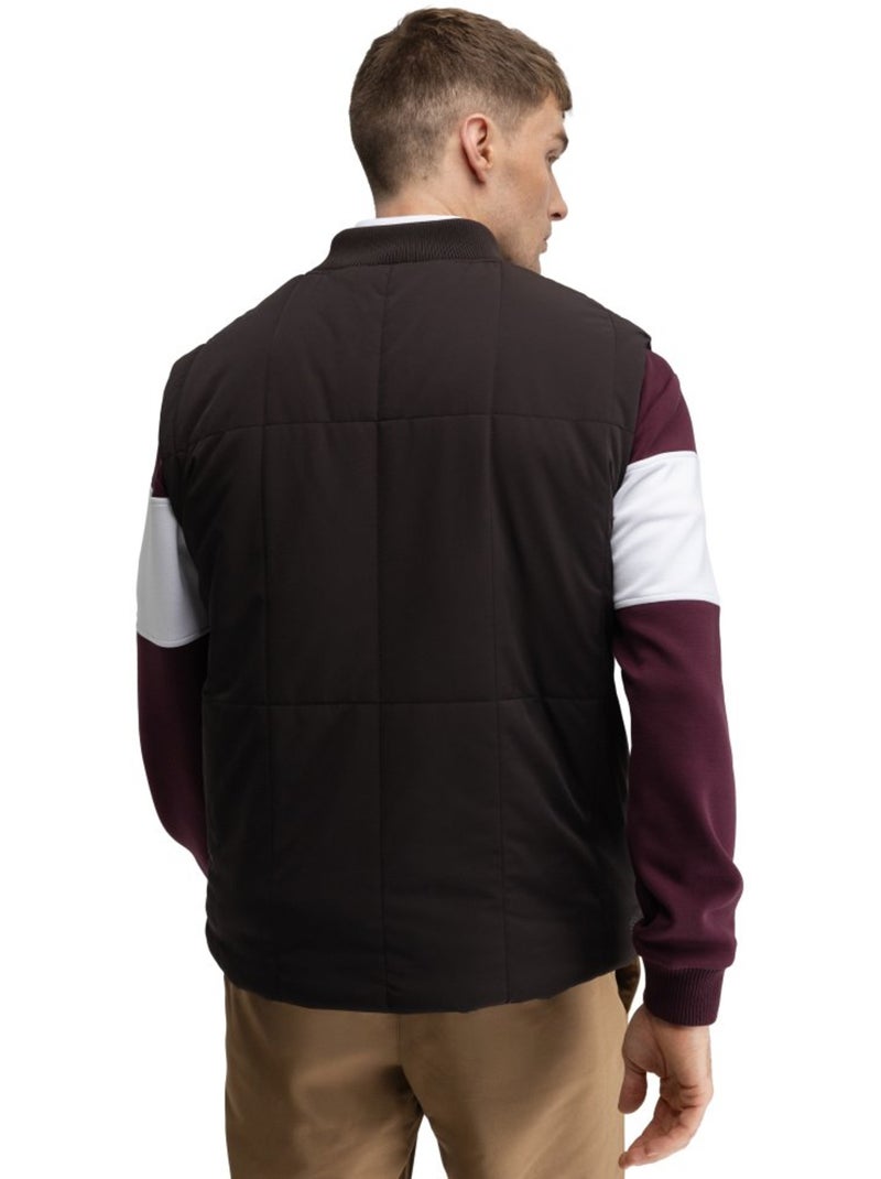 Heren geïsoleerd golfvest Bruin - Kiabi