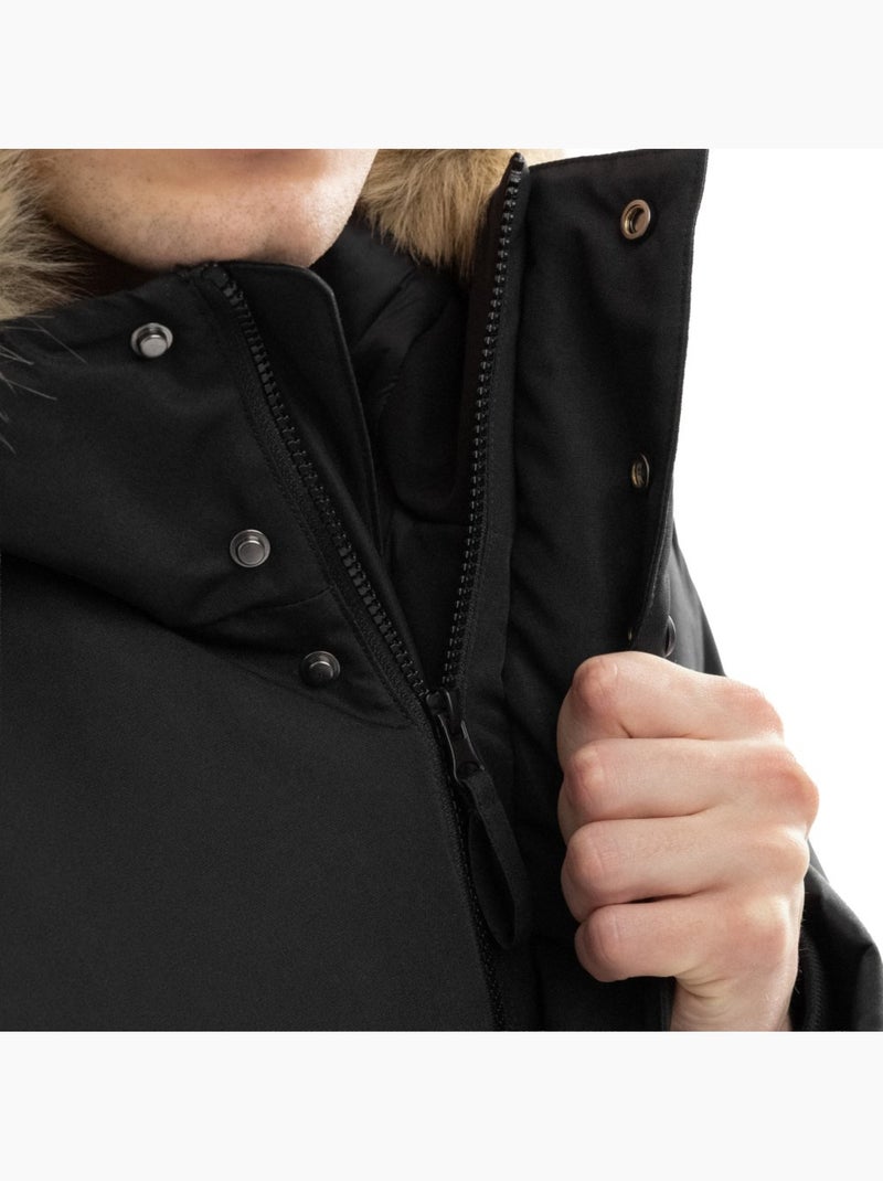 Heren geïsoleerde parka Zwart - Kiabi