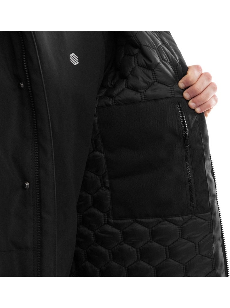 Heren geïsoleerde parka Zwart - Kiabi