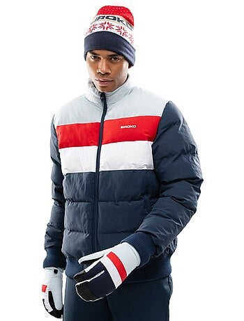 Heren gevoerde retro ski-jas