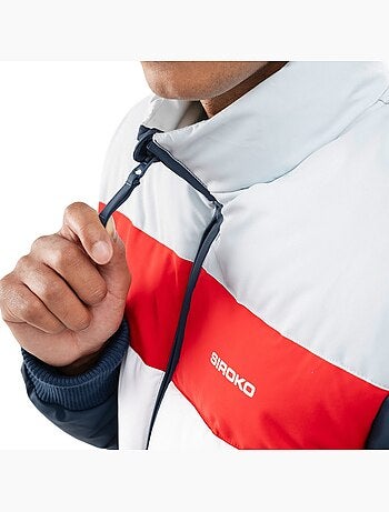 Heren gevoerde retro ski-jas