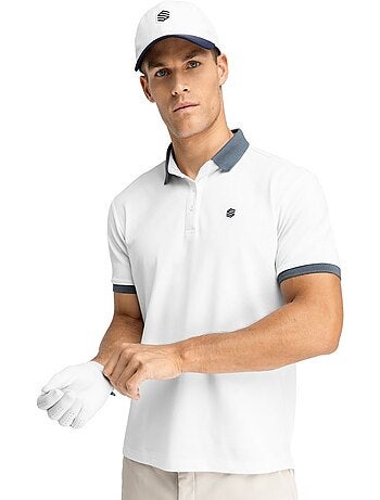 Heren golf piqué poloshirt