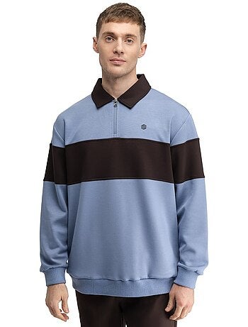 Heren golftrui met polokraag