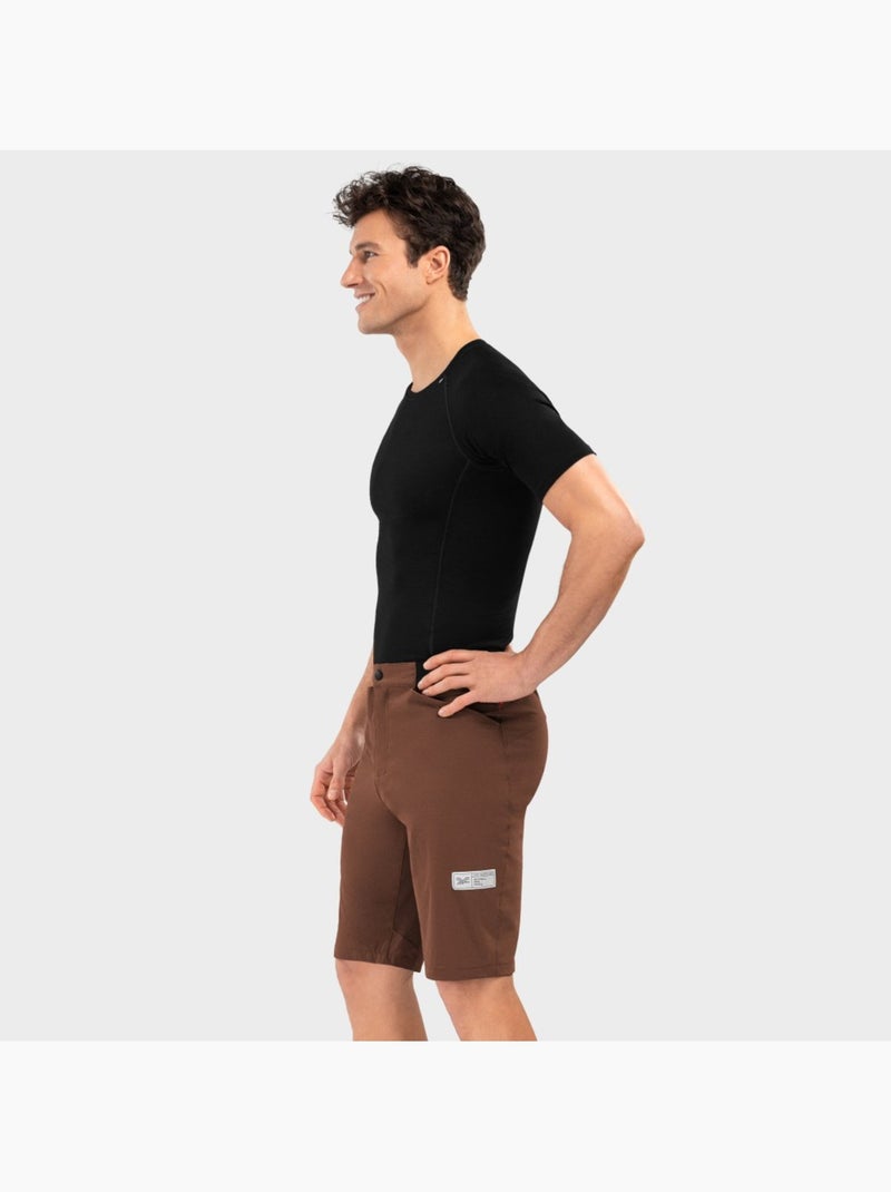 Heren gravel shorts Bruin - Kiabi