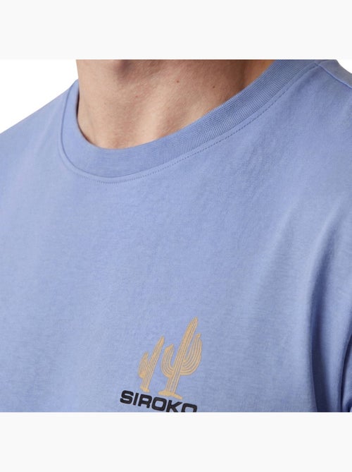 Heren katoenen gravel t-shirt met korte mouwen - Kiabi