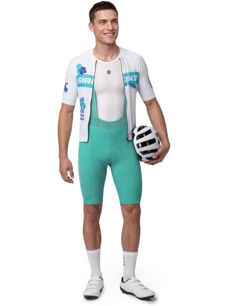 Heren korte fietsbroek Groen - Kiabi