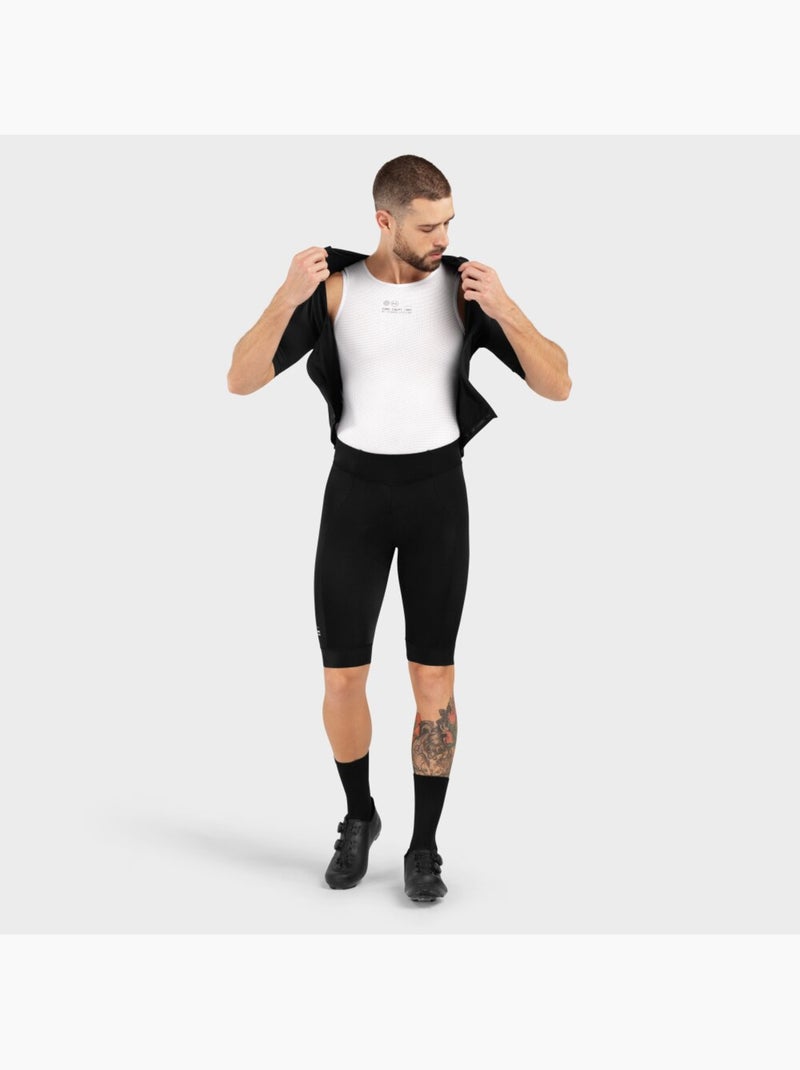 Heren korte fietsbroek met zeem Zwart - Kiabi