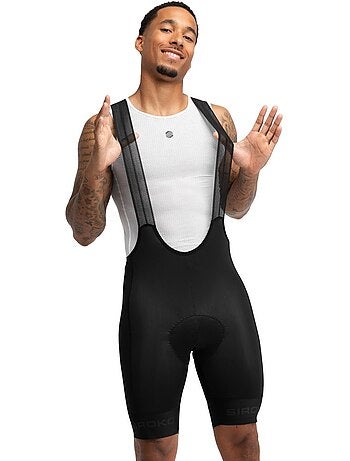Heren korte fietsbroek van gerecycled materiaal