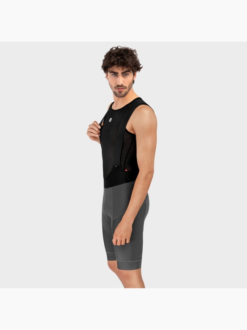 Heren korte fietsbroek Wit Grijs - Kiabi