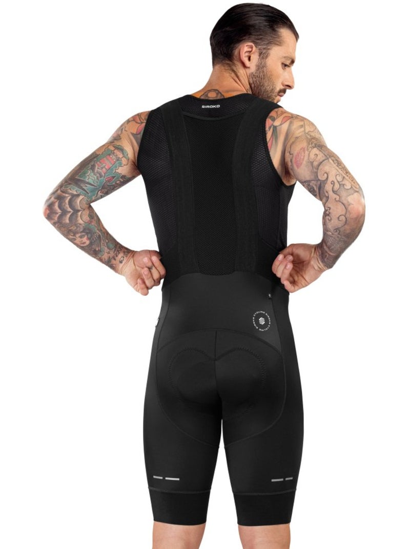 Heren korte fietsbroek Zwart - Kiabi
