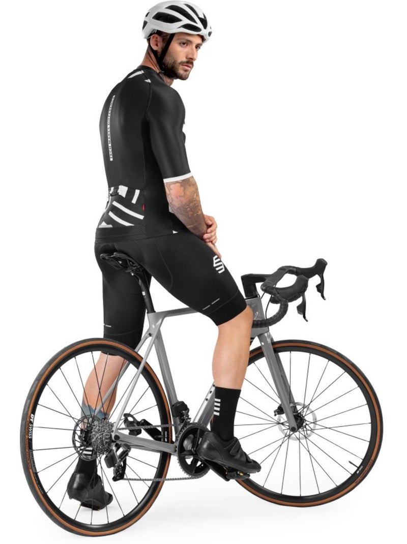 Heren korte fietsbroek Zwart - Kiabi