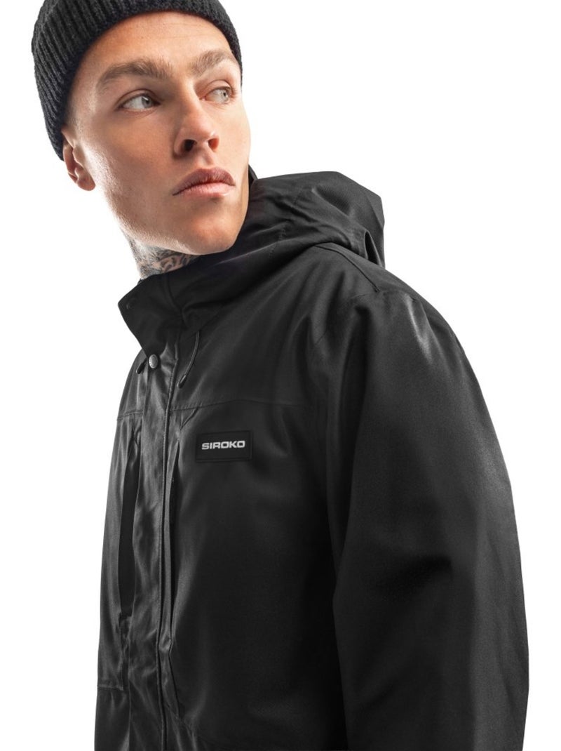 Heren lifestyle jas Zwart - Kiabi