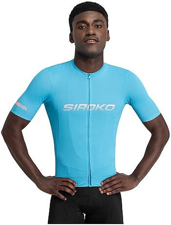 Heren mesh wielershirt met korte mouwen