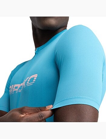 Heren mesh wielershirt met korte mouwen