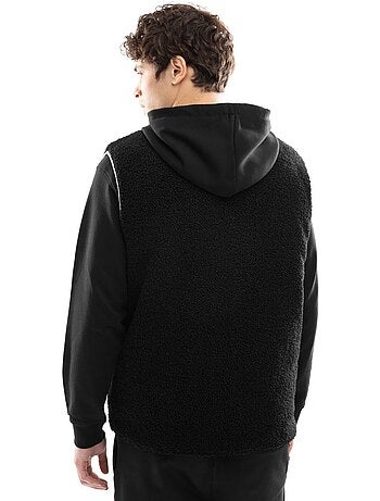 Heren omkeerbaar sherpa-gevoerd vest