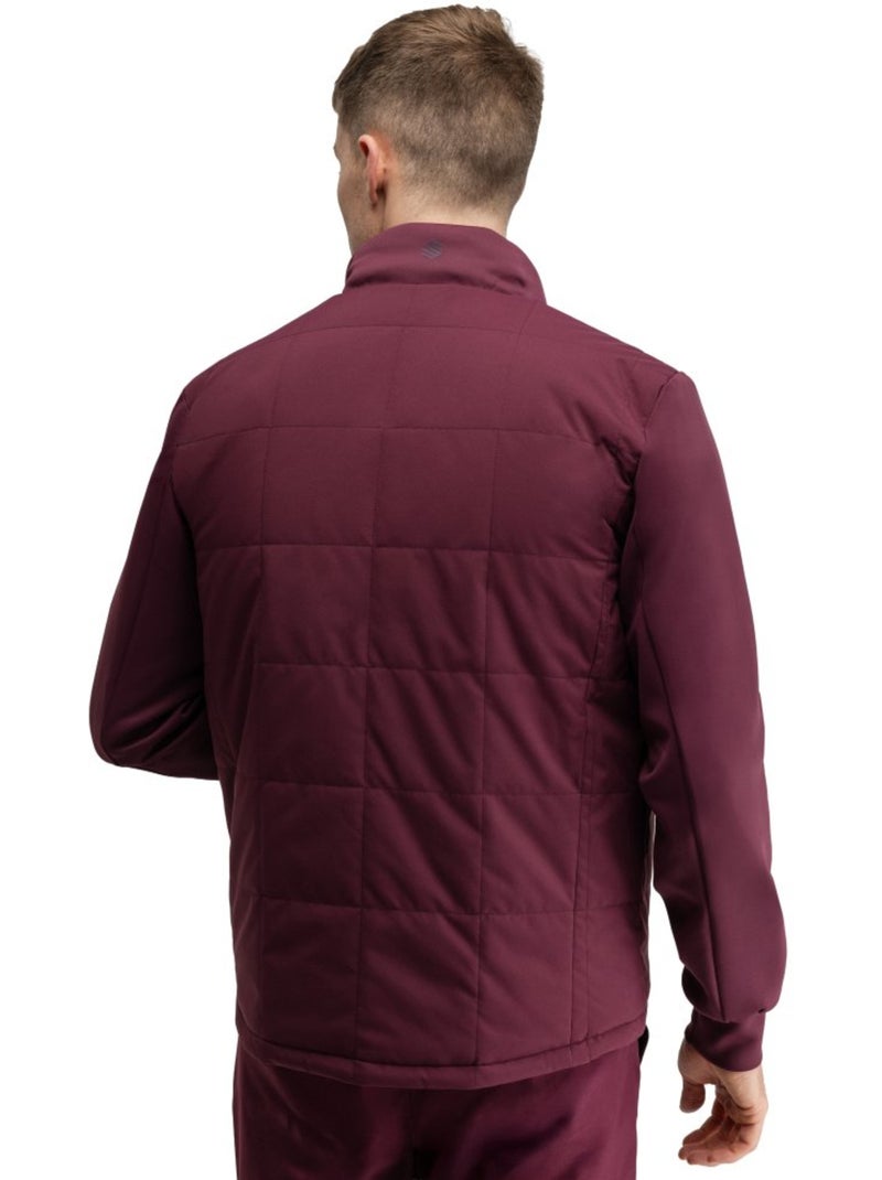 Heren omkeerbare golfjas Rood - Kiabi