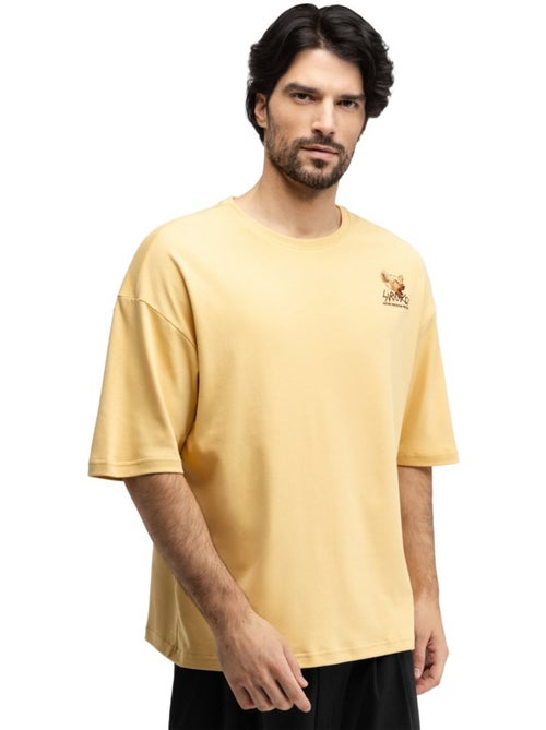 Heren oversized t-shirt met korte mouwen - Kiabi Heren oversized t-shirt met korte mouwen - Kiabi