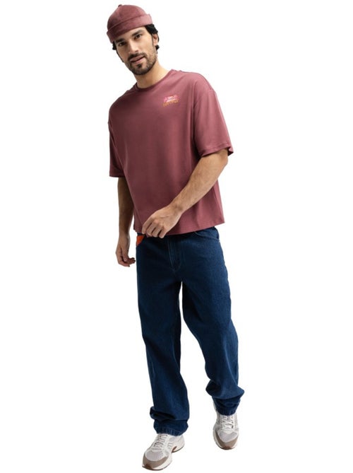 Heren oversized t-shirt met korte mouwen - Kiabi Heren oversized t-shirt met korte mouwen - Kiabi