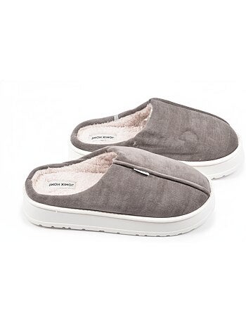 Heren pantoffels fluweel ribstof MU10121