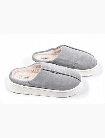 Heren pantoffels fluweel ribstof MU10121