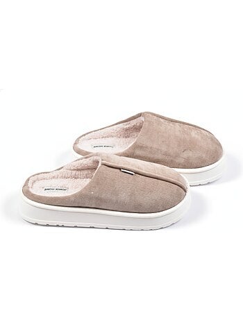 Heren pantoffels fluweel ribstof MU10121