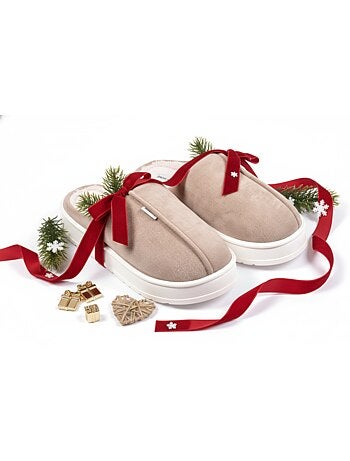 Heren pantoffels fluweel ribstof MU10121