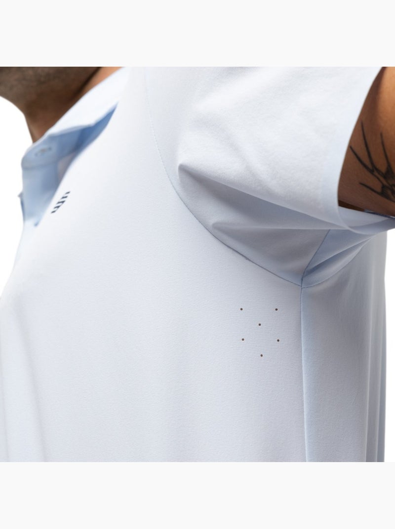 Heren performance golfpoloshirt Blauw - Kiabi