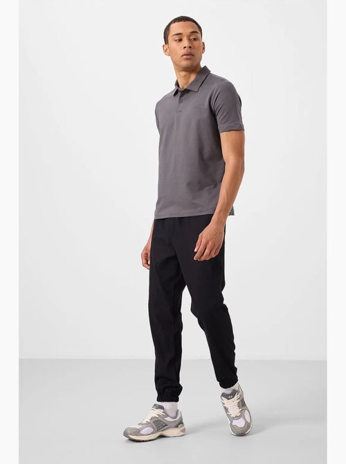 Heren polo-t-shirt van katoen en elastaan tommy - Kiabi